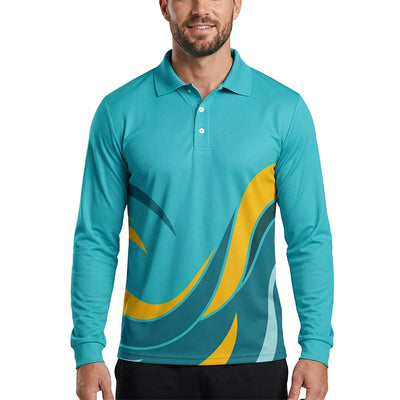 Custom Sports Polo with Logo Printing and Player Name Design