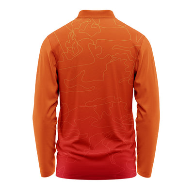 Personalised Long Sleeve Team Polo Jersey with Custom Graphics