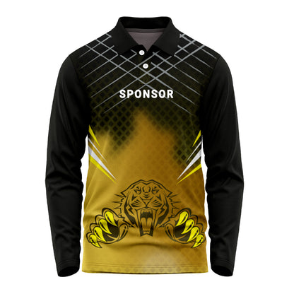 Custom Tiger Strike Full Sleeve Jersey – Premium Performance Fit