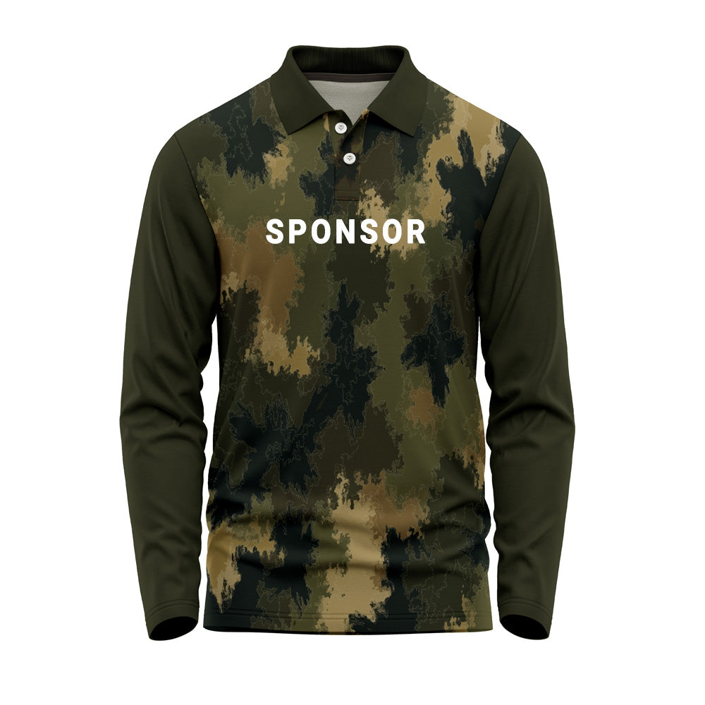 Camouflage Polo Jersey, Full Sleeve Team Jersey, Outdoor Sportswear, Dry Fit Polo Shirt, Custom Logo Jersey, Personalised Uniform, Sublimation Polo Jersey, Corporate Teamwear, Adventure Club Jersey, Security Uniform, Promotional Apparel, Sports Clothing, Men's Polo Jersey, Outdoor Team Uniform, Sheinic