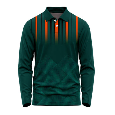 Custom Full Sleeve Polo Jersey for Teams – Premium Fit