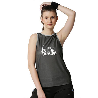 Women's Premium Black Dry Fit Sports Tank Top