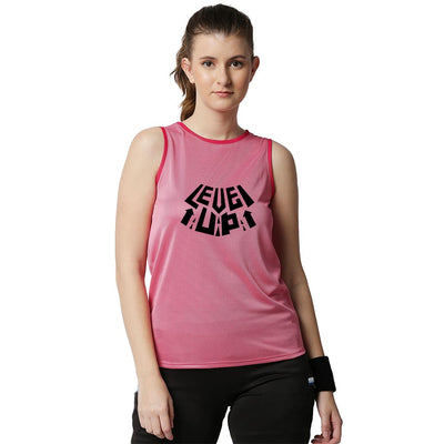 Women's Premium Light Magenta Dry Fit Sports Tank Top