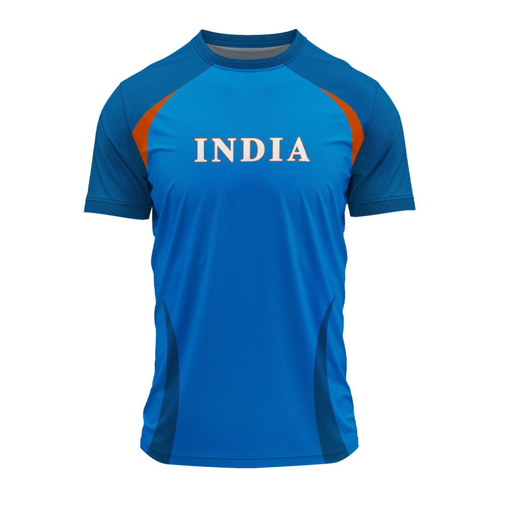 India Fan Round Neck Custom Jersey | Print Your Name & Number