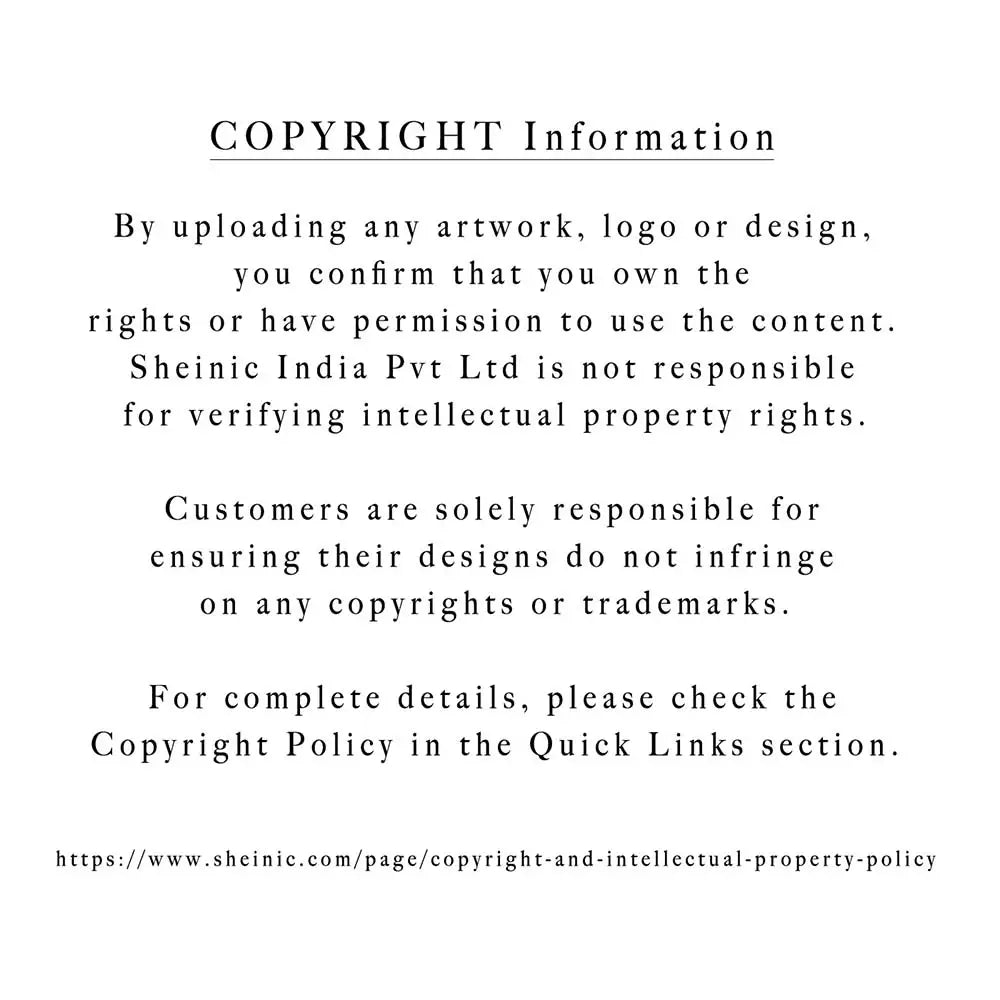 Sheinic copyright and design-use information graphic