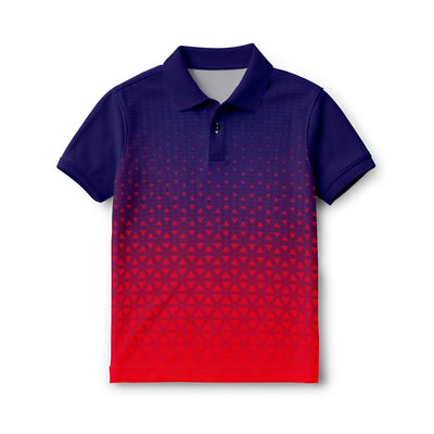 Kids Gradient Polo Tee