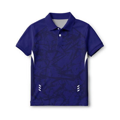 Kids Deep Blue Polo Jersey