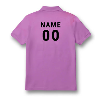 Personalized Kids Graphic Polo Shirt – Vibrant Print Custom Name Jersey
