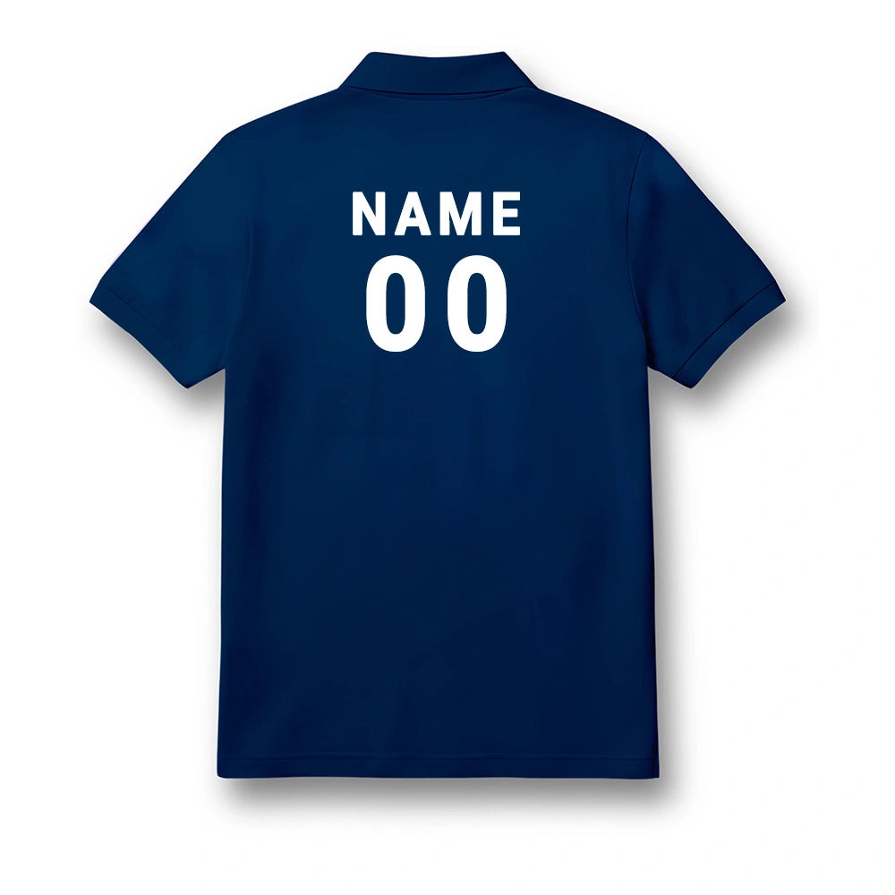 Customised Kids Sports Polo Jersey – Personalise Player Name Number - Sheinic