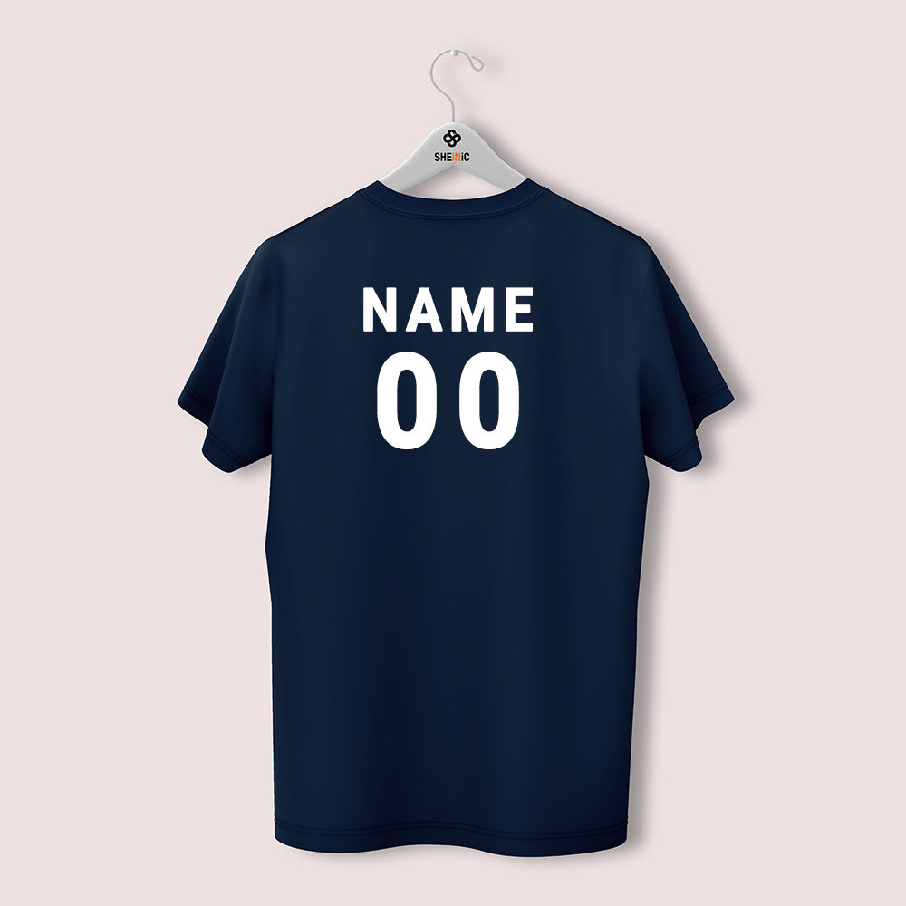 Custom Kids Round Neck Jersey – Abstract Splash Print Performance Tee
