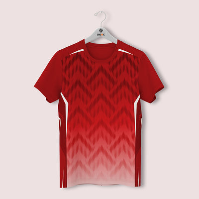 Custom Red Kids Football Jersey for Boys & Girls