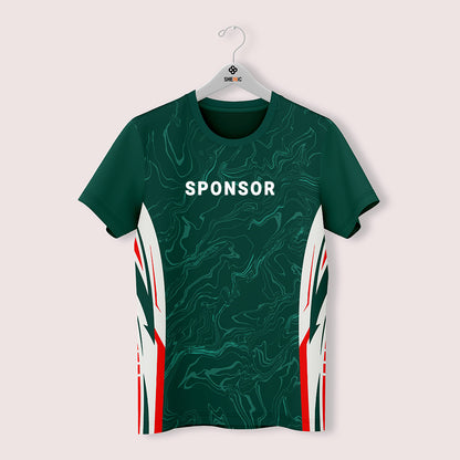 Custom Kids Green Sports Jersey | Youth Performance Teamwear for Boys & Girls