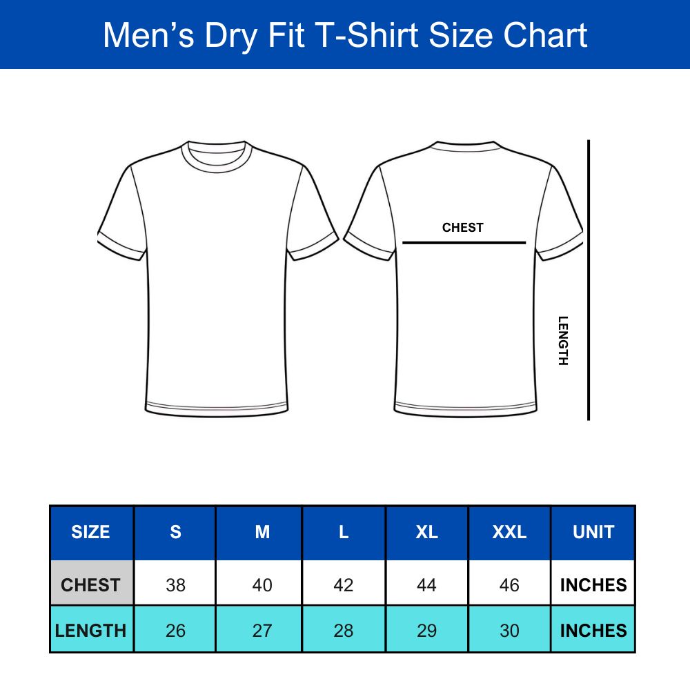 Essential Dry-Fit Polyester T-Shirt - Lightweight & Breathable