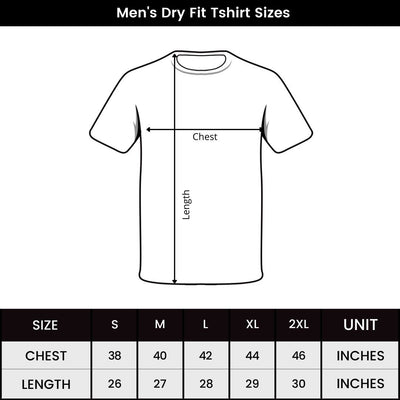 Light blue sports t-shirt size guide,Premium dry fit t-shirt size chart,Size chart for men's dry fit tee