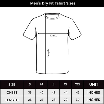 Light blue sports t-shirt size guide,Premium dry fit t-shirt size chart,Size chart for men's dry fit tee
