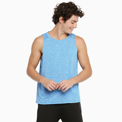 Light Blue Running Singlet for Workout Lovers