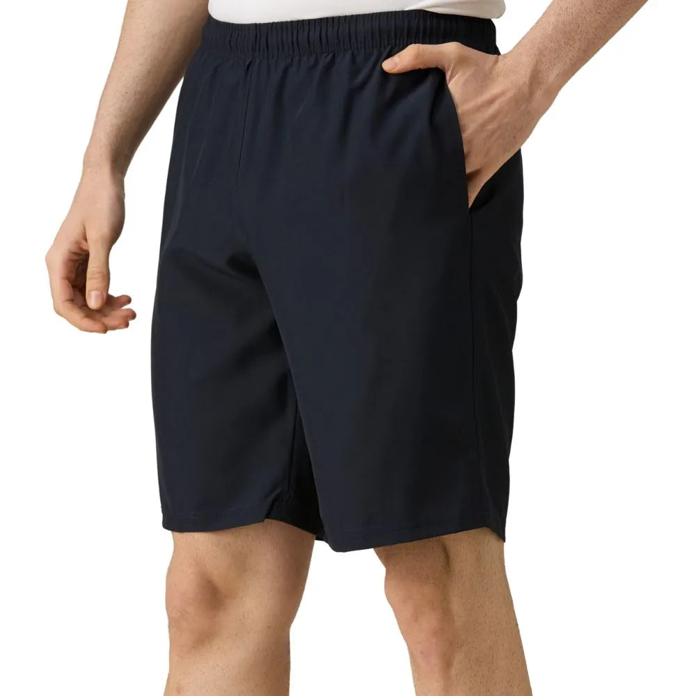 men navy blue shorts, navy sports shorts, gym shorts men navy blue, running shorts navy, men training shorts navy, navy blue activewear shorts, workout shorts men, breathable sports shorts, lightweight gym shorts men, lycra shorts men, athletic shorts navy