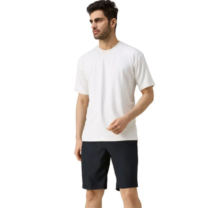 men navy blue shorts, navy sports shorts, gym shorts men navy blue, running shorts navy, men training shorts navy, navy blue activewear shorts, workout shorts men, breathable sports shorts, lightweight gym shorts men, lycra shorts men, athletic shorts navy