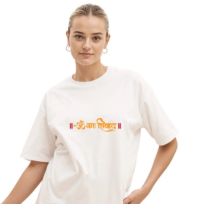 Om Namah Shivaya Oversized T Shirt