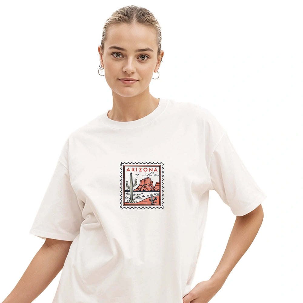 oversized t shirt, drop shoulder t shirt, oversized tee shirts, graphic t shirt, xxxl t shirt, down shoulder t shirt, cotton t shirt, arizona graphic tee, travel graphic t shirt, oversized cotton t shirt, casual wear t shirt, white oversized t shirt, unisex t shirt, cotton drop shoulder tee, summer graphic t shirt