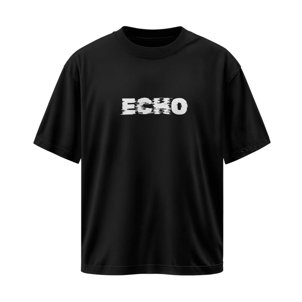 Oversized T-Shirt, Drop Shoulder T-Shirt, Down Shoulder Tee, Echo Graphic T-Shirt, Cotton Oversized Tee, Unisex Streetwear T-Shirt, Graphic Tee for Men, Graphic Tee for Women, XXXL T-Shirt, Oversized Cotton Tee India

