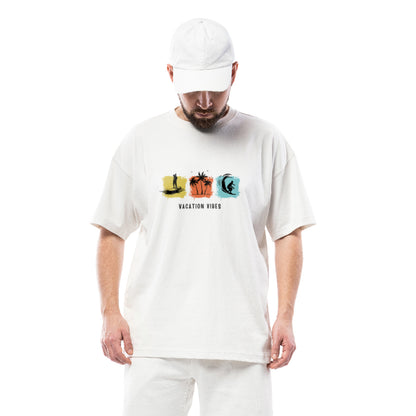 vacation vibes t shirt, oversized beach t shirt, summer graphic t shirt, cotton oversized t shirt, unisex printed t-shirt, beachwear t shirt, holiday vibes shirt, drop shoulder t shirt, travel quote tee, men's summer graphic tee, oversized tee for women, tropical graphic t shirt, vacation outfit t shirt, summer fashion t shirt, lightweight cotton t shirt
