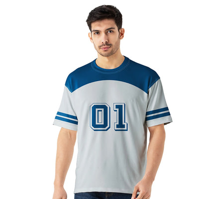 Printed Oversized Jersey For Men's