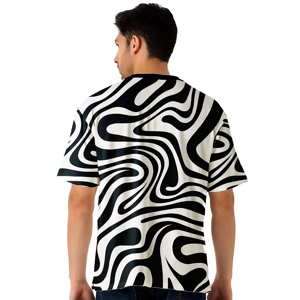 mens oversized jersey, abstract print t shirt, multicolor graphic tee men, all over print jersey, streetwear t shirt for men, breathable jersey top, trendy oversized graphic tshirt, festival wear tshirt men, colourful print mens fashion tee, urban street style jersey