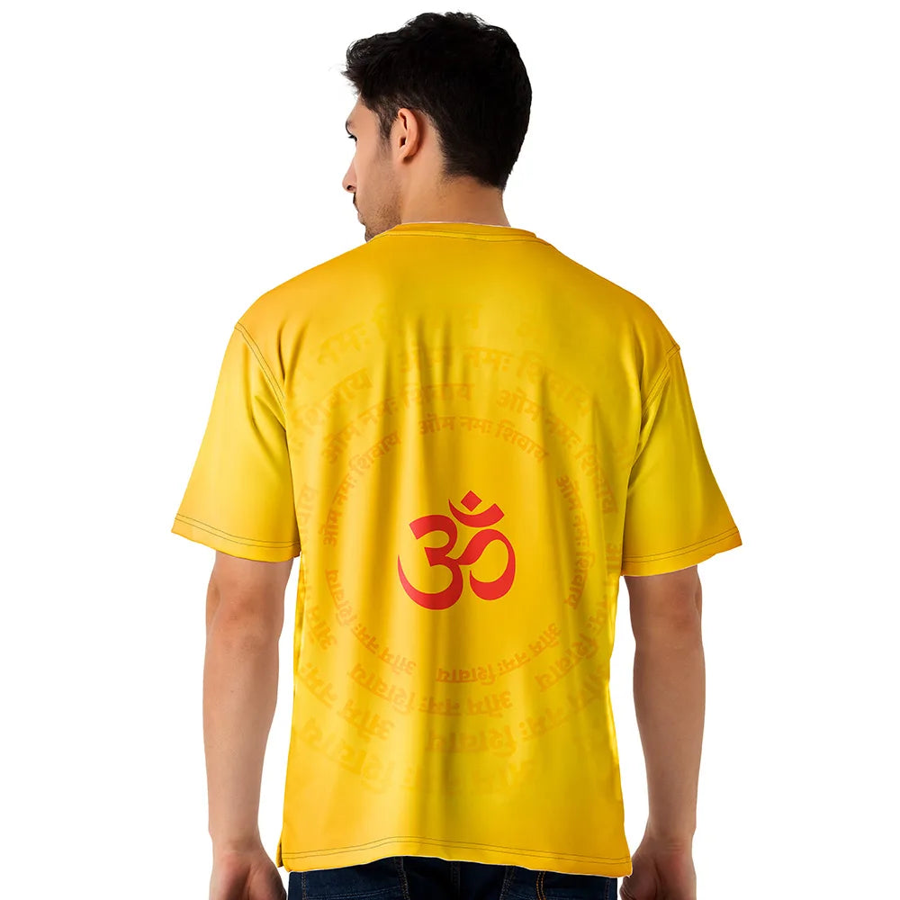 oversized jersey, white om jersey, om symbol oversized t shirt, spiritual streetwear, yoga meditation jersey, baggy om tee, men’s graphic oversized shirt, om print t shirt men, white oversized jersey online, buy om jersey india