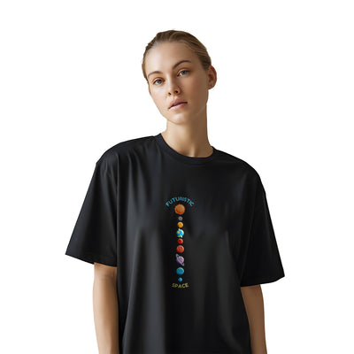 Black Oversized t shirt for Women