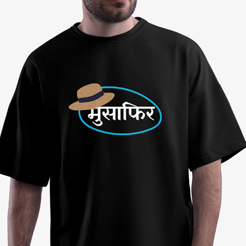 Over size Tee 
Over Sized Tshirt 
Baggy T-shirt 
men for t shirt
Ultra Stylish & Extra Comfy
Musafir T shirt 
