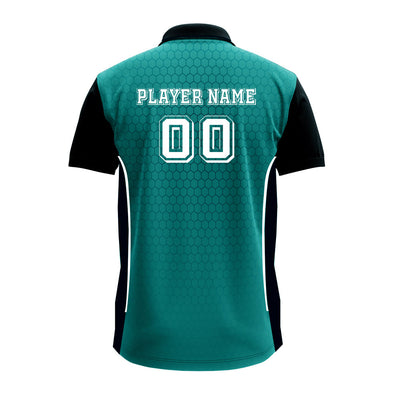 Premium Honeycomb Design Polo Jersey | Custom Team Wear