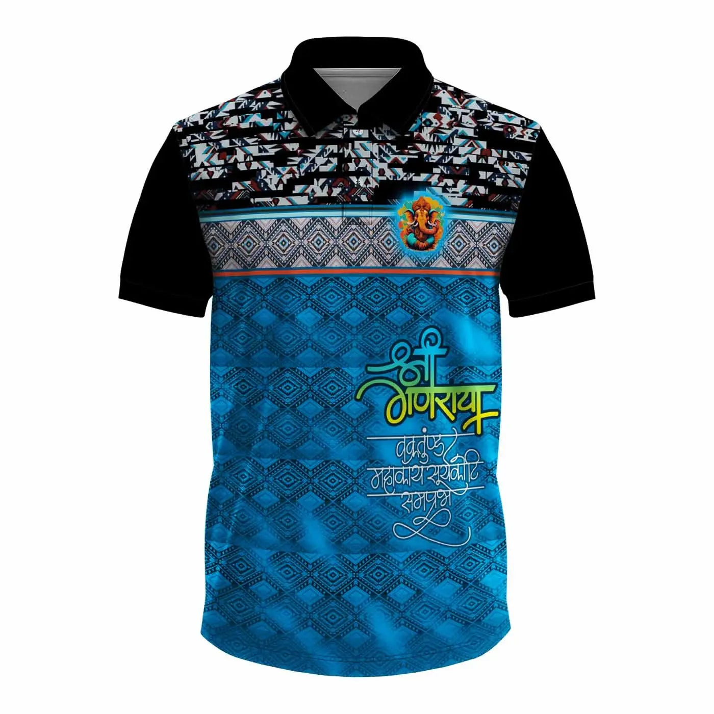 Shri Ganraya jersey, Ganpati jersey, Bappa t-shirts, Ganpati t shirts, Ganpati tee shirts, Bappa jersey, Ganpati festival dress, Ganesh Chaturthi t-shirts, Ganpati printed jersey, Ganpati dress for men, Ganpati bhakti wear, devotional t-shirts, Ganpati clothes 2025

