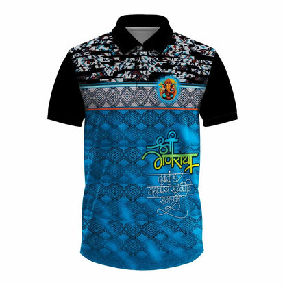 Shri Ganraya jersey, Ganpati jersey, Bappa t-shirts, Ganpati t shirts, Ganpati tee shirts, Bappa jersey, Ganpati festival dress, Ganesh Chaturthi t-shirts, Ganpati printed jersey, Ganpati dress for men, Ganpati bhakti wear, devotional t-shirts, Ganpati clothes 2025

