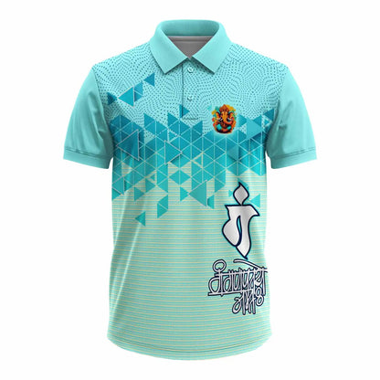 shri ganraya jersey, ganpati t shirts, ganpati tee shirts, bappa jersey, ganesh chaturthi dress, ganpati utsav t shirts, dryfit bappa tshirts, mandal jersey