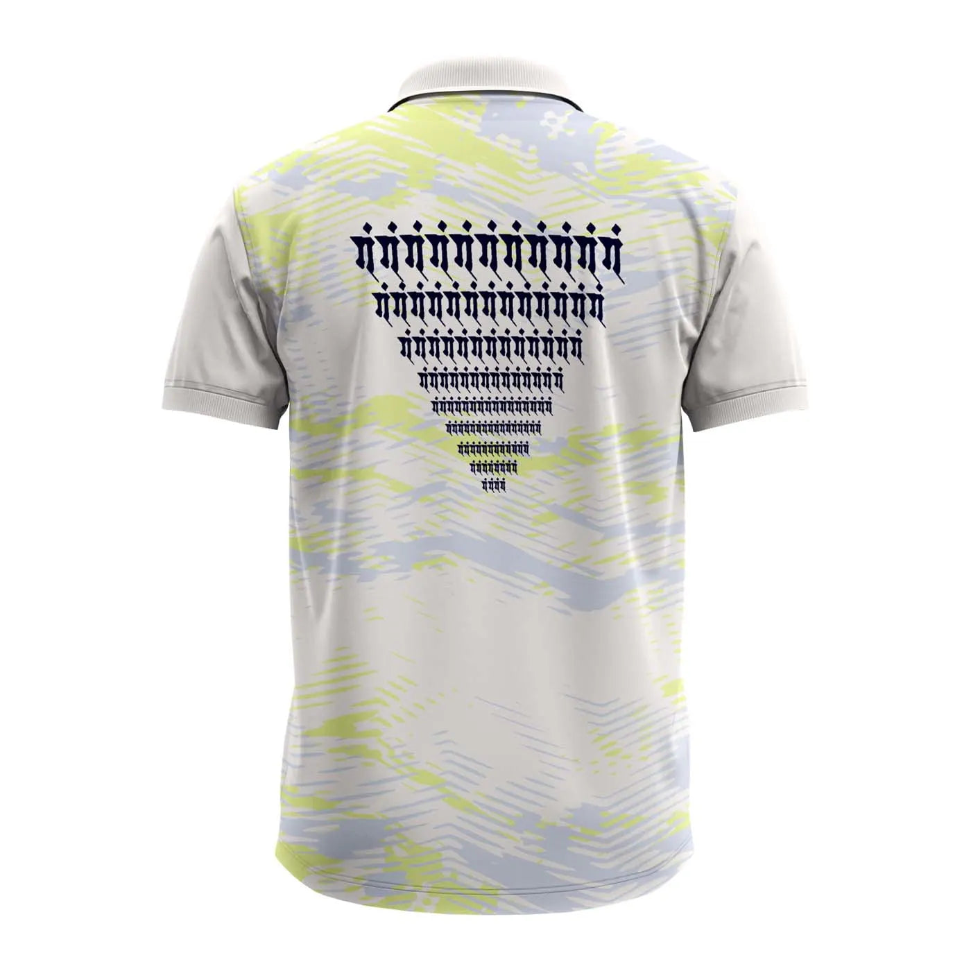 ganpati bappa polo t shirt, ganpati calligraphy t shirt, jersey festival wear men, spiritual polo t shirt, ganesh chaturthi group t shirt, ganpati graphic jersey, collar neck t shirt for men, ganpati slogan t shirt, half sleeves polo jersey, designer ganesh t shirt