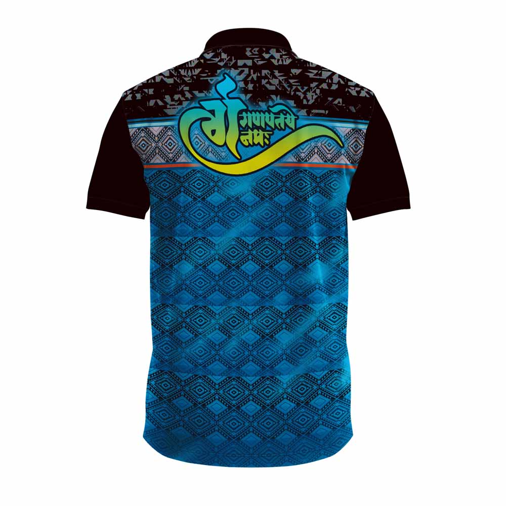 Shri Ganraya jersey, Ganpati jersey, Bappa t-shirts, Ganpati t shirts, Ganpati tee shirts, Bappa jersey, Ganpati festival dress, Ganesh Chaturthi t-shirts, Ganpati printed jersey, Ganpati dress for men, Ganpati bhakti wear, devotional t-shirts, Ganpati clothes 2026