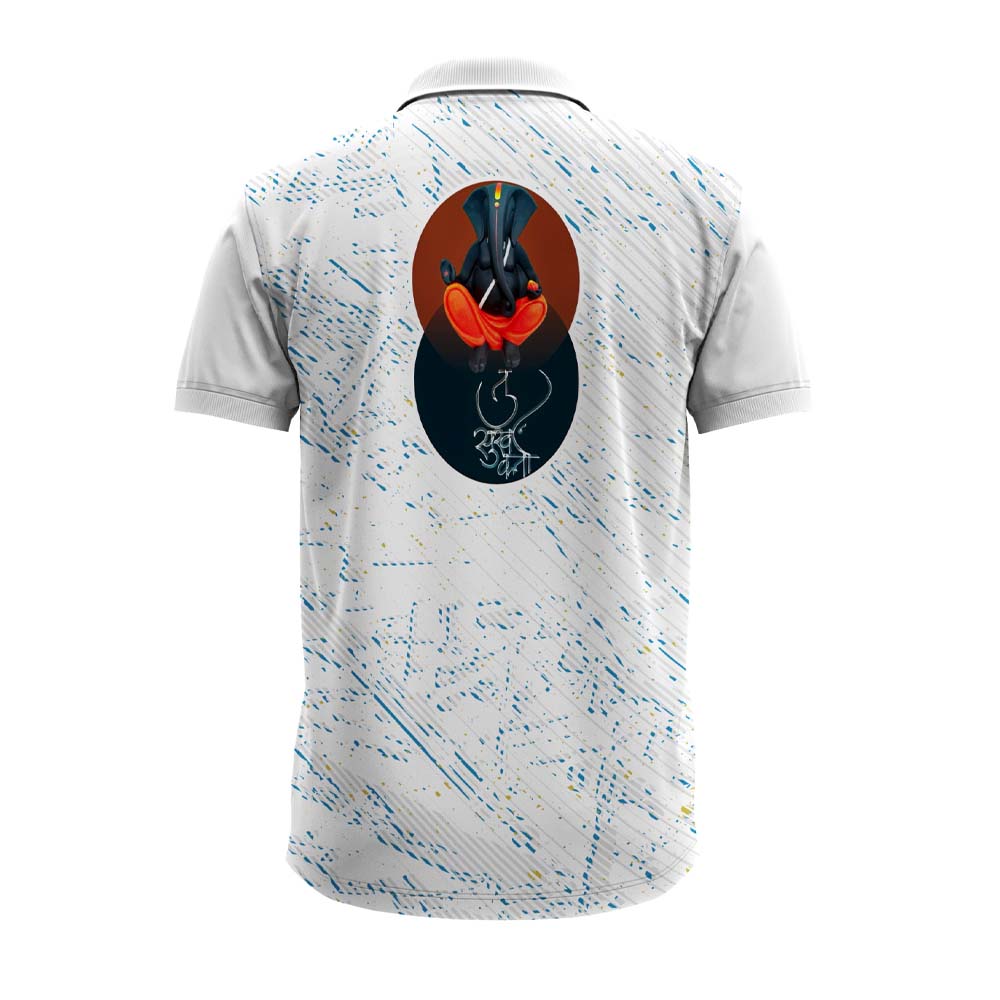 Ganpati Jersey, Ganpati Polo, Ganesh Chaturthi Jersey, Ganpati Bappa Jersey, Ganpati Sports Jersey, Ganpati Polo T-Shirt, Ganpati Festival Jersey