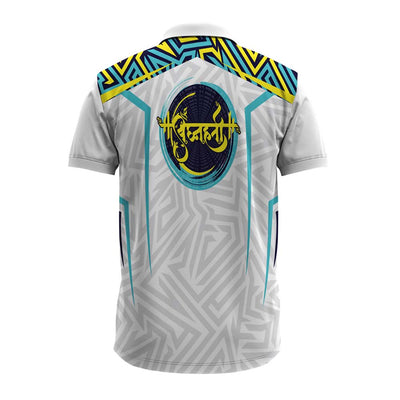 Ganesha Ganpati polo jersey with traditional print