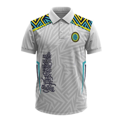 Ganesha mantra printed polo jersey