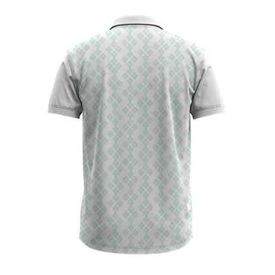 Personalised White Ganpati Polo Jersey | Custom Vakratunda Mantra T-Shirt