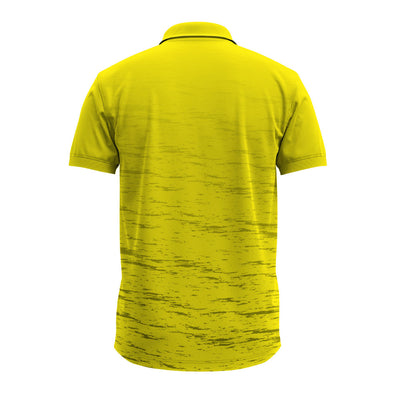 Bright Yellow Ganesha Shloka Polo Jersey | Personalised Custom Shirt