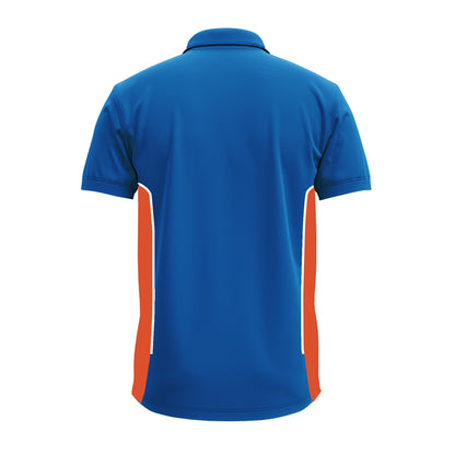 Premium Custom Sports Polo Jersey with Side Mesh Panels & Logo