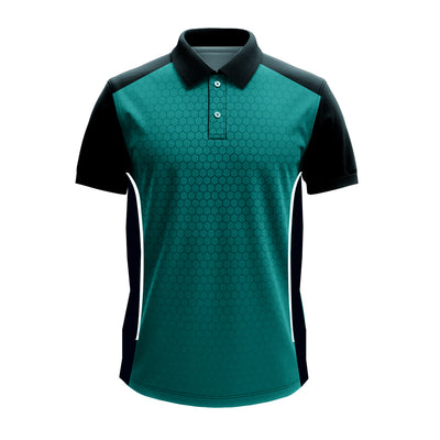 Premium Honeycomb Design Polo Jersey | Custom Team Wear