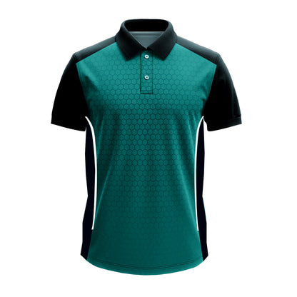Premium Honeycomb Design Polo Jersey | Custom Team Wear