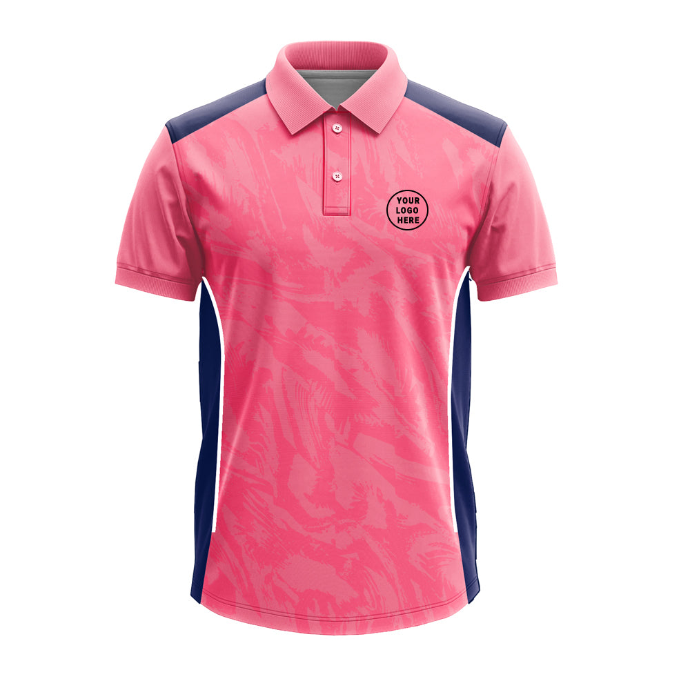 custom pink polo jersey
pink sports jersey
personalized polo jersey
logo printed polo shirt