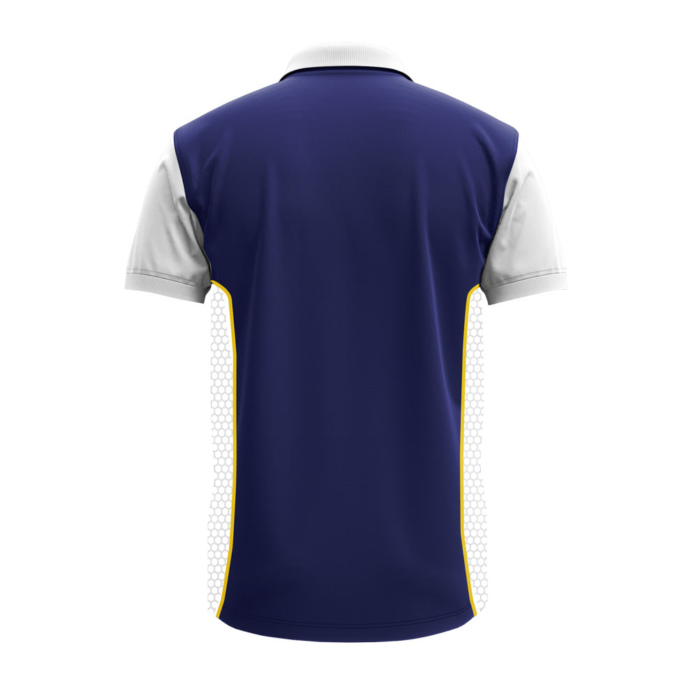Men's Premium Polo Jersey with Custom Logo & Side Panels