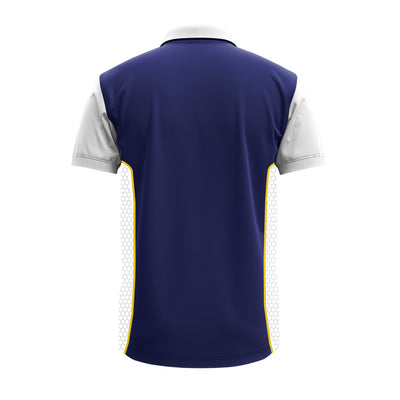Men's Premium Polo Jersey with Custom Logo & Side Panels