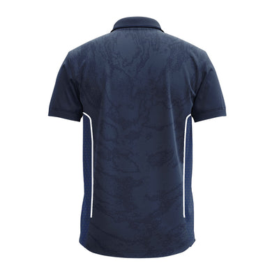 Men's Executive Polo Jersey with Custom Logo & Side Mesh Panels
