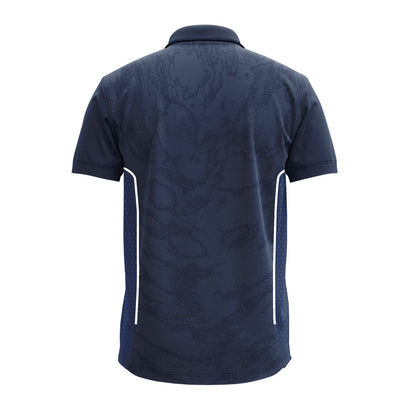 Men's Executive Polo Jersey with Custom Logo & Side Mesh Panels